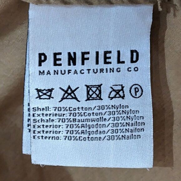 Penfield 70/30 Lightweight Utility Jacket in Tan Size XS Water & Wind Resistant - Picture 11 of 12